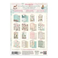 Stamperia Winter Magic Junk Journal Stickers, Backgrounds, Cut-Outs (SBJK25)